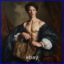 People Portrait Contemporain par Tullasky Peinture Acrylique Originale