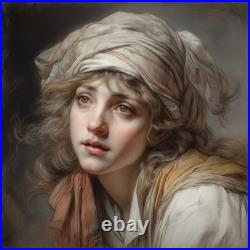 People Portrait par Tullasky Peinture Acrylique Originale