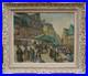 Pontivy le marché de Forestier vers 1930/50, Bretagne, Morbihan, cadre montparnasse