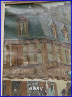 Pontivy le marché de Forestier vers 1930/50, Bretagne, Morbihan, cadre montparnasse