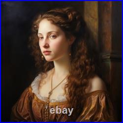 Portrait Homme / Femme Classique & Contemporain 100x100 cm