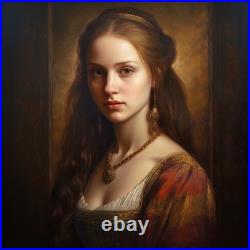 Portrait Homme / Femme Classique & Contemporain 100x100 cm