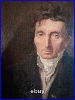 Portraits sur toile début XXe Dim. 24X32