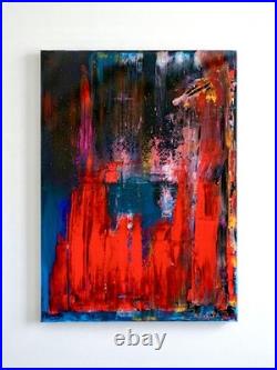 Première Amour Tableau abstrait original, technique mixte