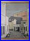 RENÉ GENIS (1922-2004) HUILE SUR TOILE SIGNÉE ENCADRÉE 37CM SUR 45CM Vue Urbaine