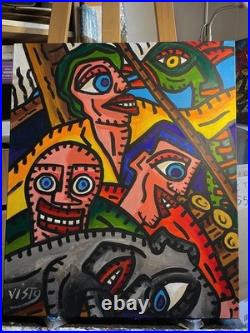 Radeau De La Méduse - Acrylique Sur Toile 60 X 50 CM De 2026 Du Peintre Visto