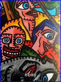 Radeau De La Méduse - Acrylique Sur Toile 60 X 50 CM De 2026 Du Peintre Visto