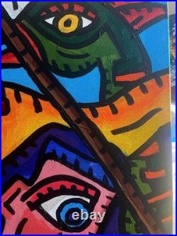 Radeau De La Méduse - Acrylique Sur Toile 60 X 50 CM De 2026 Du Peintre Visto
