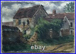 Raymond BESSE (1899-1969), Vielle maison à Ormeaux 1942, huile sur toile