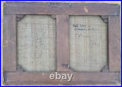 Raymond BESSE (1899-1969), Vielle maison à Ormeaux 1942, huile sur toile