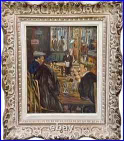 Raymond Besse (1899-1969) Paris Bistro à Montmartre 1925