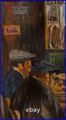 Raymond Besse (1899-1969) Paris Bistro à Montmartre 1925