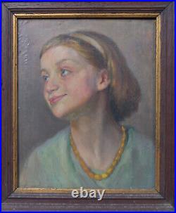 Raymond Lheureux (1890-1965) (23) Huile sur toile Portrait de Françoise