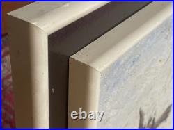 Robert Vignal (1929) Huile sur toile Signée Nature morte à l'oiseau 1970