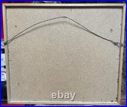 Robert Vignal (1929) Huile sur toile Signée Nature morte à l'oiseau 1970