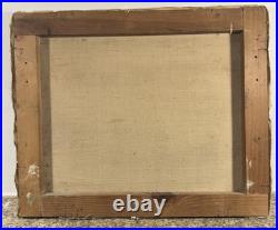 Roger SERPANTIE (1891-1974) huile sur toile vue présumée de l'Aveyron Occitanie