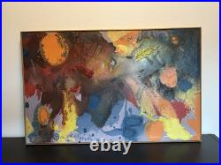 Rudi BAERWIND (1912-1982) Composition Abstraite (116 x 89 cm) 1971