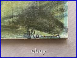 Rue de village, huile sur toile, porte une signature Vlaminck, peinture, tableau