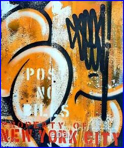 Seen (Richard Mirando) oeuvre originale sur toile Street art graffiti