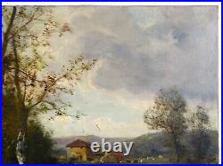 Superbe Peinture Signée-paysage Entre Barbizon & Impressionnisme-galien Laloue
