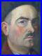 Superbe Peinture Vers 1920/1930-puissant Portrait D’homme Basque-oeuvre Anonyme