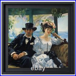 Superbe tableau dans le style de Edouard Manet 30 cm x 30 cm