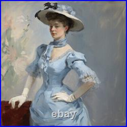 Superbe tableau dans le style de Edouard Manet 30 cm x 30 cm