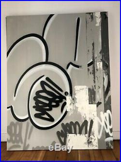 TOILE SEEN Graffiti 116x88cm sur chassis 2009 Jonone Quik Cope2 Futura Banksy