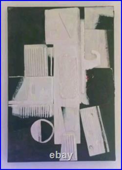 Tableau ABSTRAIT. Brutaliste Vintage