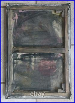 Tableau ABSTRAIT. Brutaliste Vintage