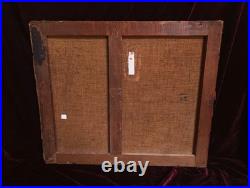 Tableau Ancien Peinture Huile HST Ecole de Barbizon Campagne Romantisme XIX 19