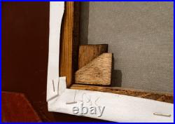 Tableau Armelle ANDREIS HST au couteau nature morte aux couleurs vitaminées