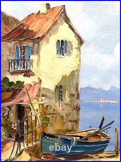 Tableau Huile Sur Toile Salomon Le Tropezien Saint Tropez