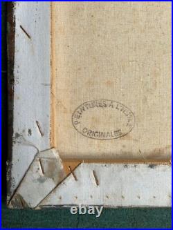 Tableau Huile/Toile signé BURNETT Paris Montmartre Oil/Canvas BURNETT Paris