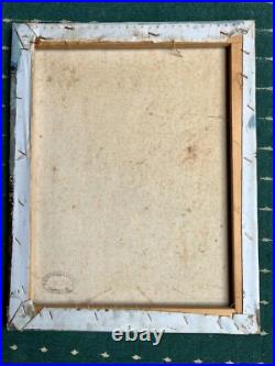 Tableau Huile/Toile signé BURNETT Paris Montmartre Oil/Canvas BURNETT Paris