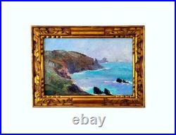 Tableau Louise-Yvonne SALONNE (1903-1990) Huile sur toile PORSPODER, 1934