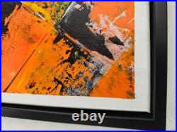 Tableau Moderne fluorescent- art contemporain art abstrait tableau XL