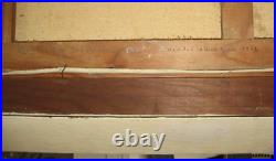 Tableau Nu Orientaliste Huile sur toile Femme Noire Nue par M. SURINGAR 1950