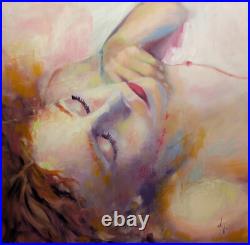 Tableau Original Portrait Nue Peinture Huile Tableau Original Portrait Nue Peinture Huile