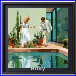 Tableau Original Tullasky Acrylique sur toile 30x30 cm Ouvre unique