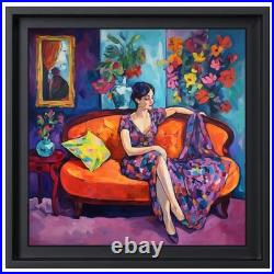 Tableau Original Tullasky Acrylique sur toile 30x30 cm Ouvre unique