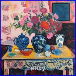 Tableau Original Tullasky Acrylique sur toile 30x30 cm Ouvre unique