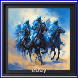 Tableau Original Tullasky Acrylique sur toile 40x40 cm Ouvre unique