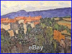 Tableau Peinture Cadre 20èm XXèm Cornellier Paysage Ecole Provençale Rare ancien