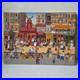 Tableau Peinture Huile Louis Men Art Naif Montmartre Paris Moulin Rouge 1980