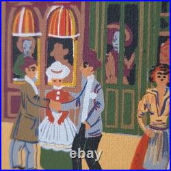 Tableau Peinture Huile Louis Men Art Naif Montmartre Paris Moulin Rouge 1980 Tableau Peinture Huile Louis Men Art Naif Montmartre Paris Moulin Rouge 1980