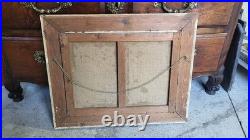 Tableau Peinture Huile Sur Toile Cadre Dore Signe S. Klum