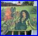 Tableau Peinture Sur Toile Portrait Femme Et Tigres