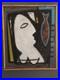 Tableau. Personnage. Cubiste