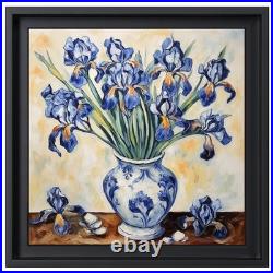 Tableau SERIE FLOWERS 30x30 cm Tullasky Acrylique sur Toile